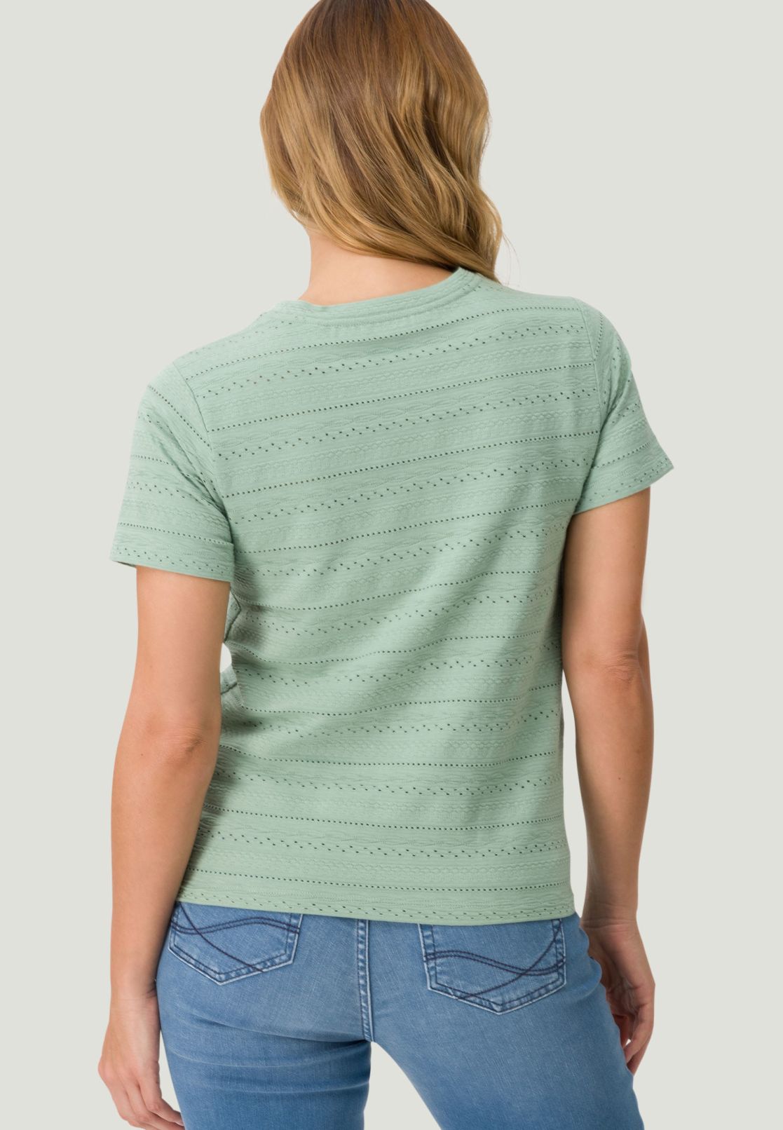 Shirt mit Ajourstrickmuster