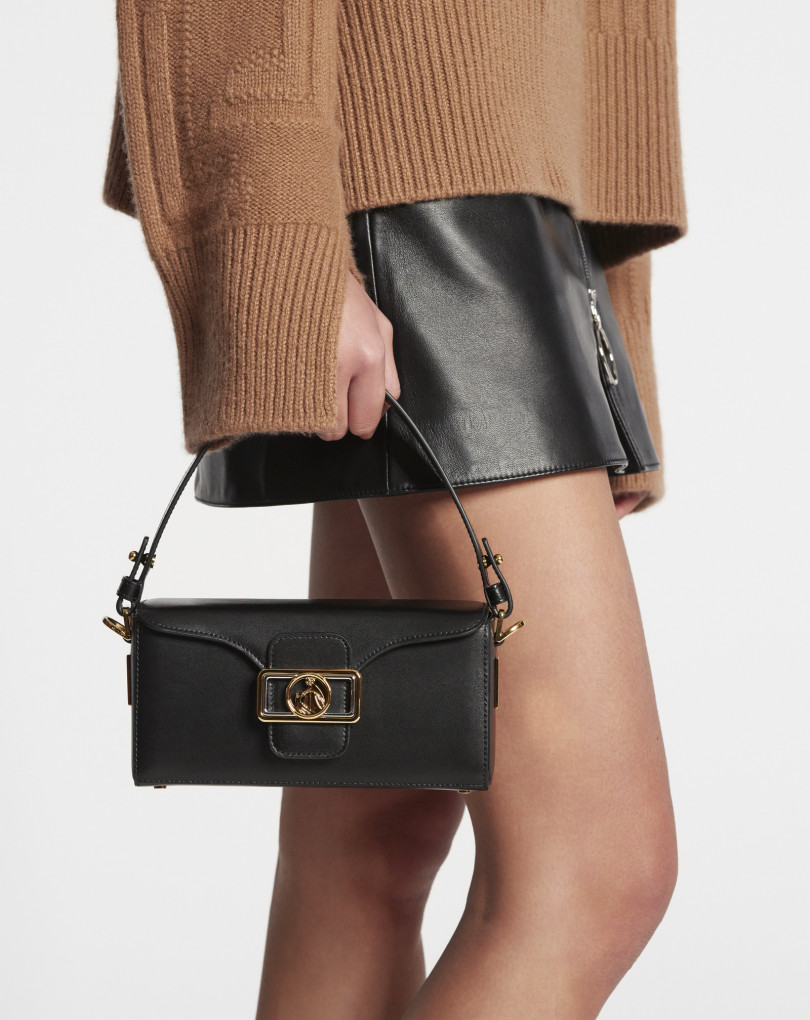 Sac Pencil NANO en cuir brillant