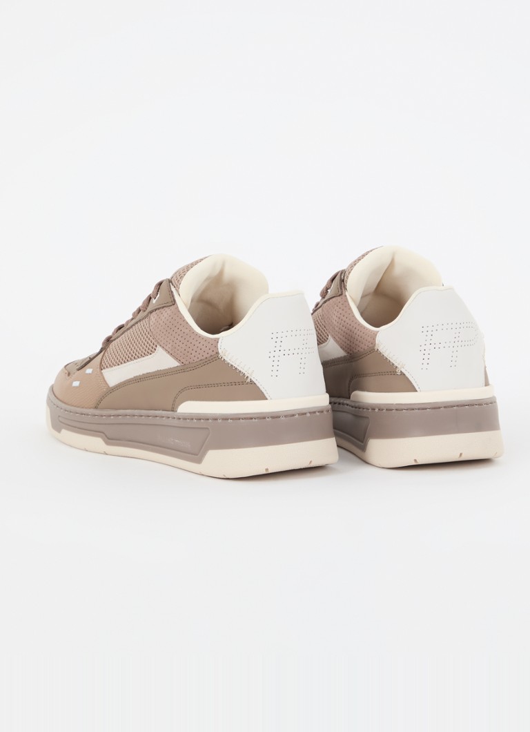 Buty sportowe Filling Pieces Cruiser Crumbs ze skóry z detalami z siateczki
