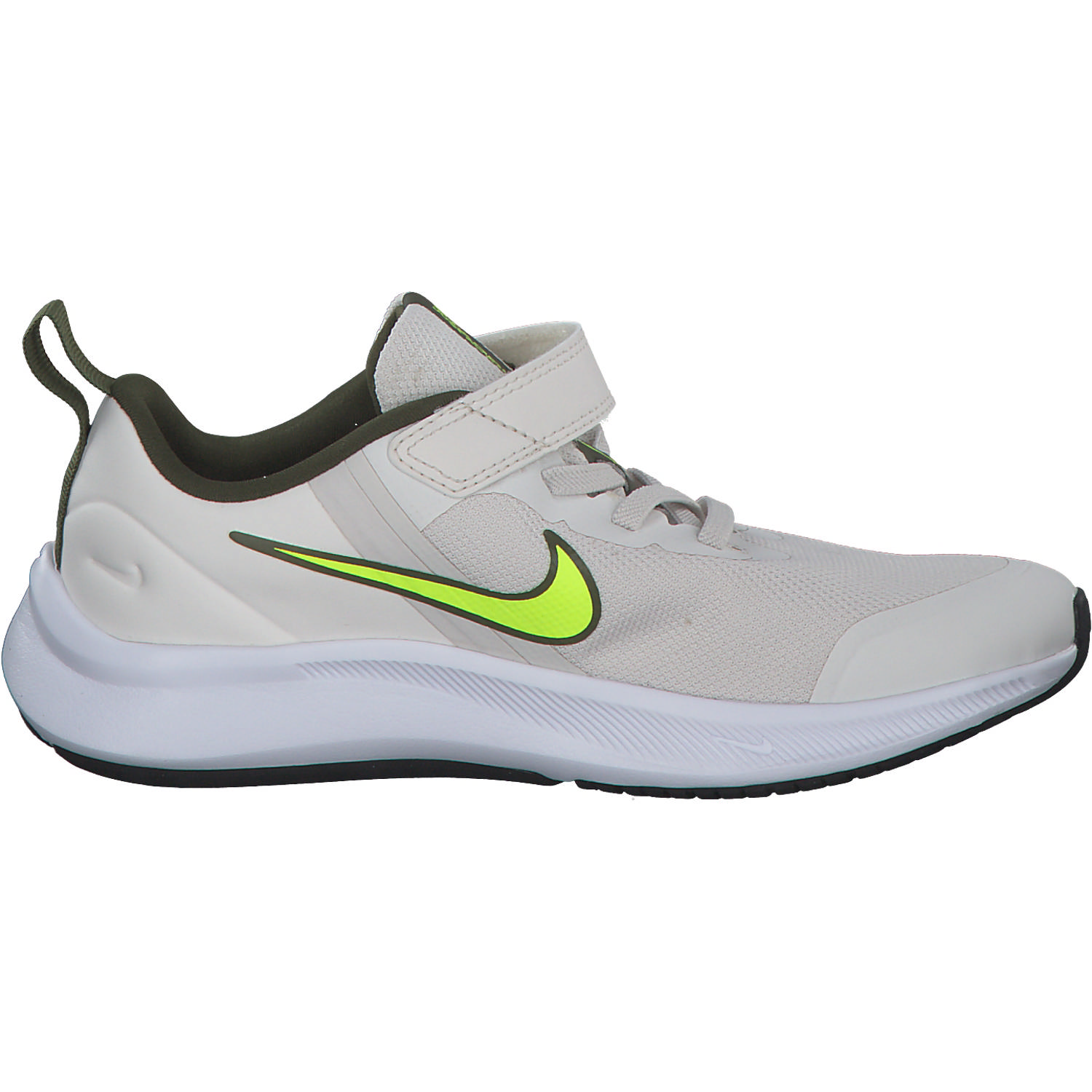 Nike Star Runner 3 DA2777 M, Sneakers Low, Kinder, phantom/volt-rough green-white