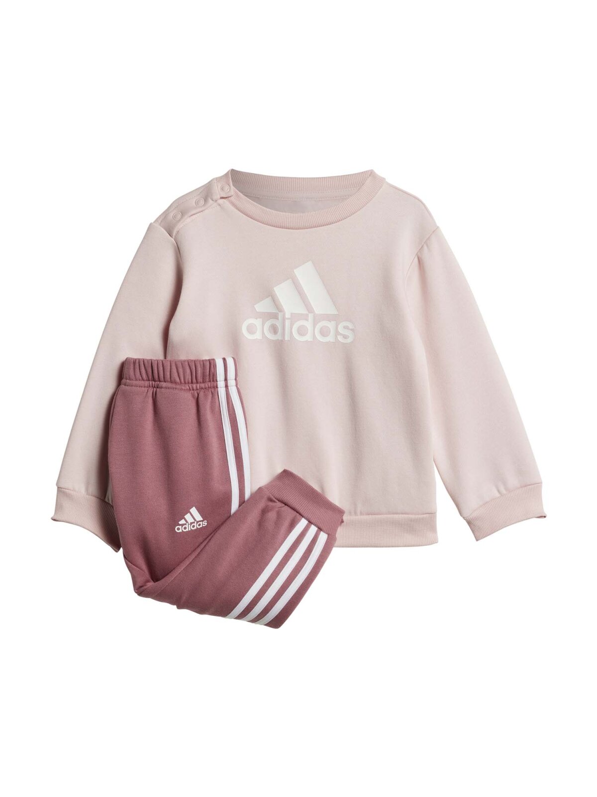 Adidas Badge of Sports Jogginganzug Kinder rosa
