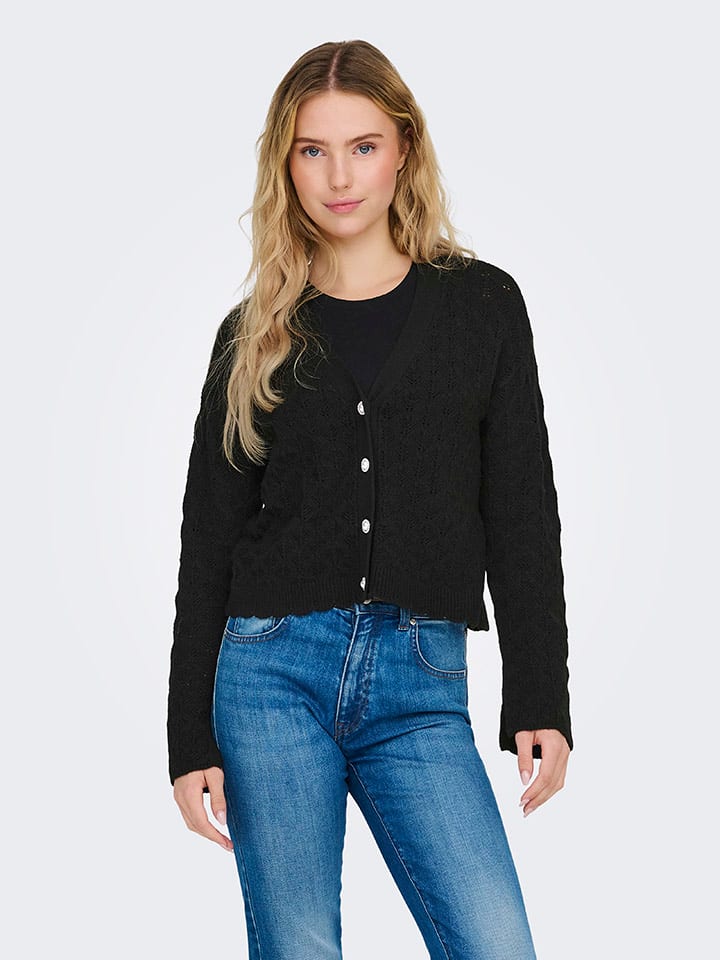 ONLY Cardigan in Schwarz günstig kaufen