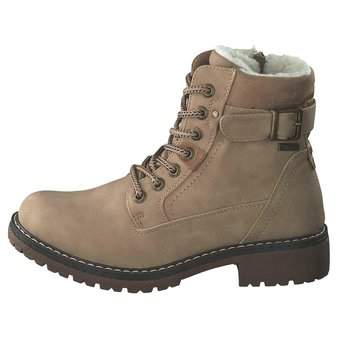Puccetti Schnür Boots in beige