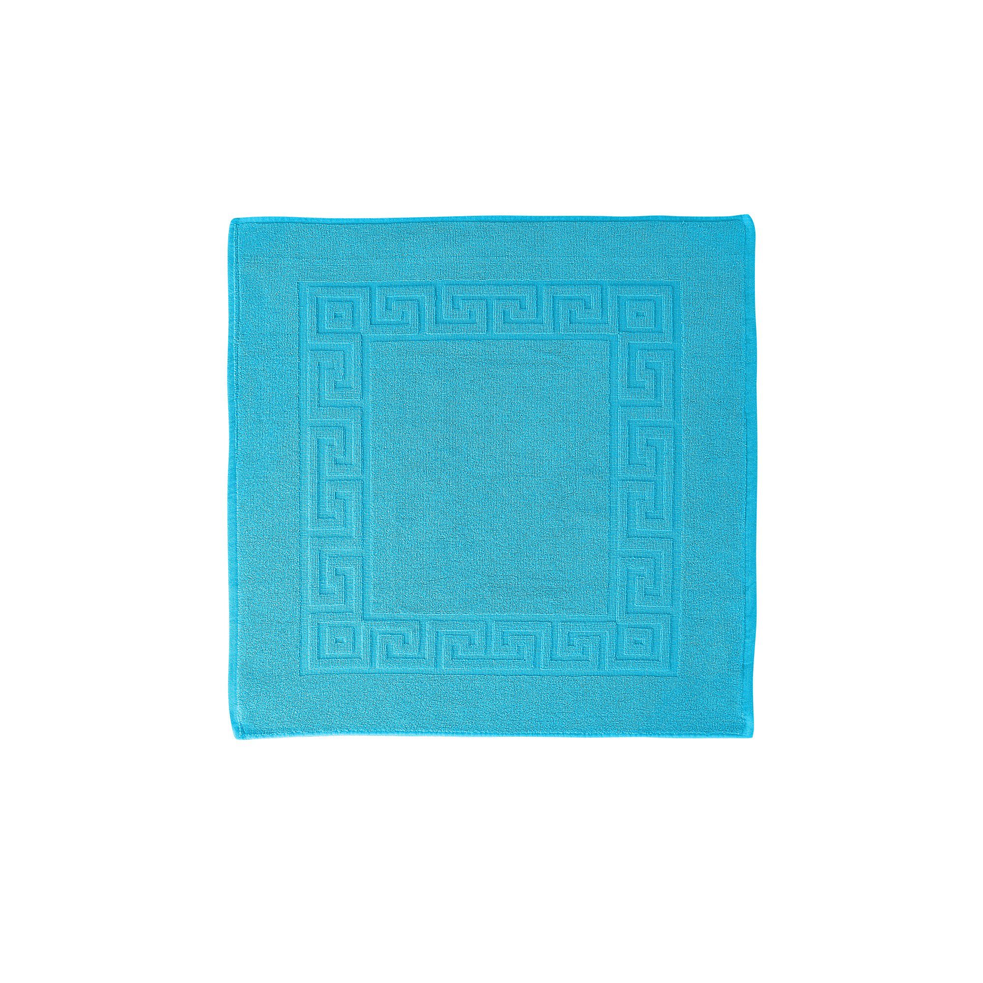 Tapis de bain éponge liteau motif frise grecque