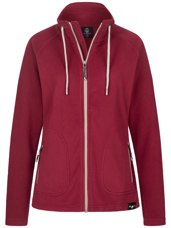 Rock Creek Fleecejacke in Weinrot günstig kaufen