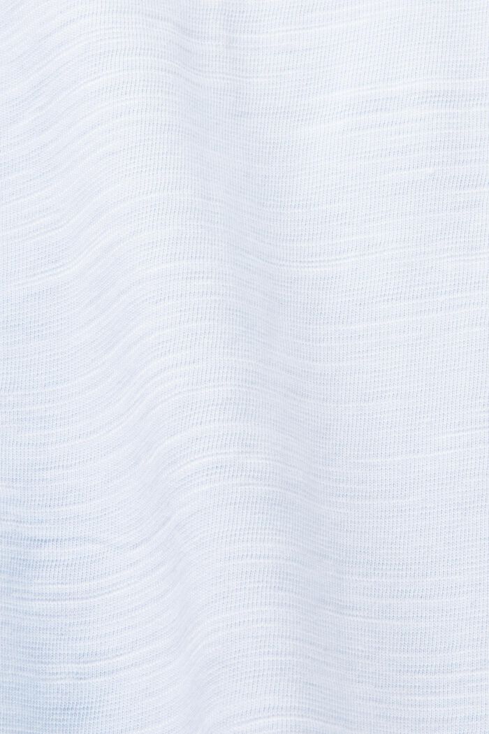Jersey-T-Shirt mit Brust-Print, 100 % Baumwolle