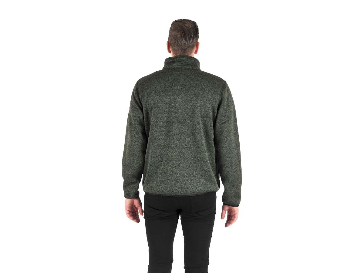 Nordberg Fred Green Melange Herren Fleecejacke