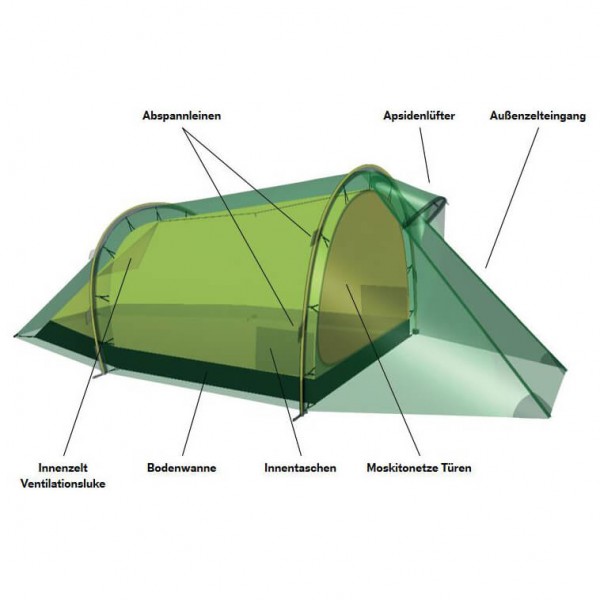 Hilleberg - Nallo 2 - 2-Personen Zelt