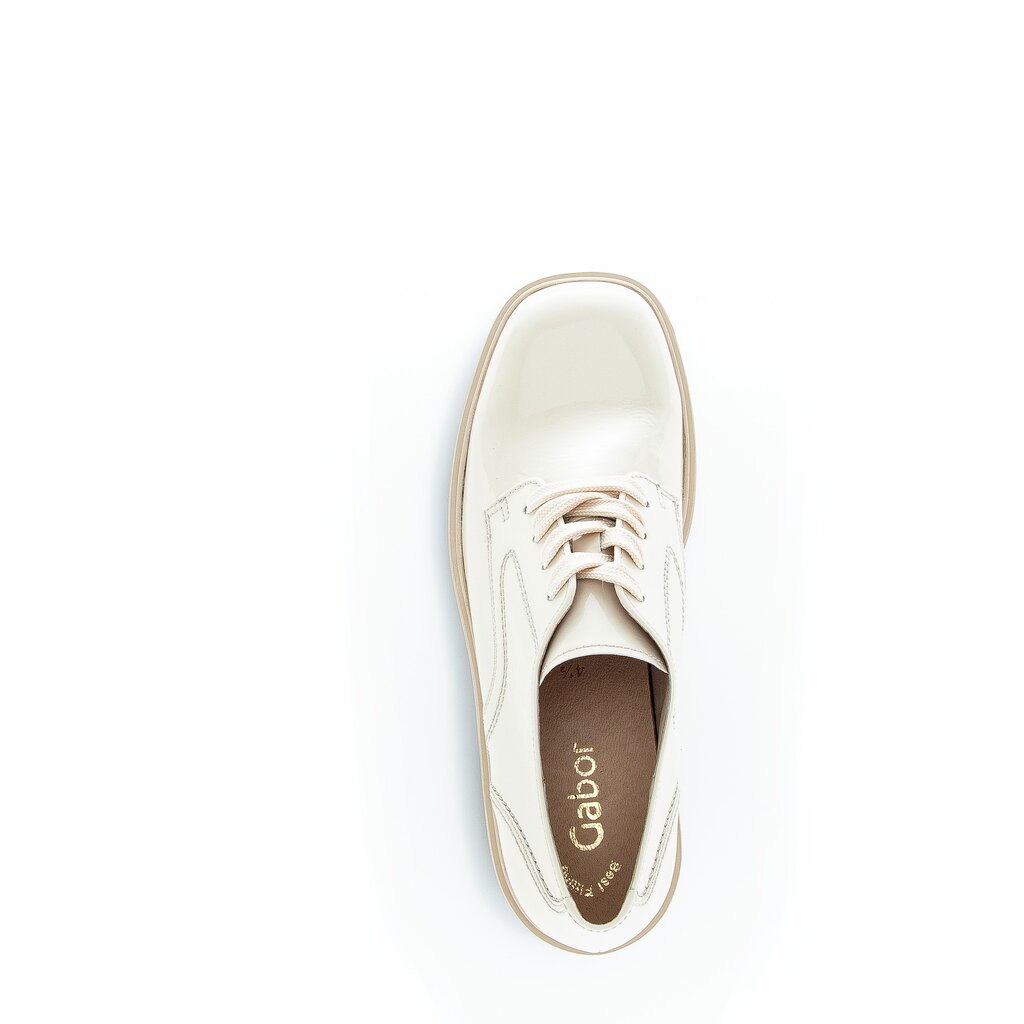 Gabor fashion Schnürschuh weiß
