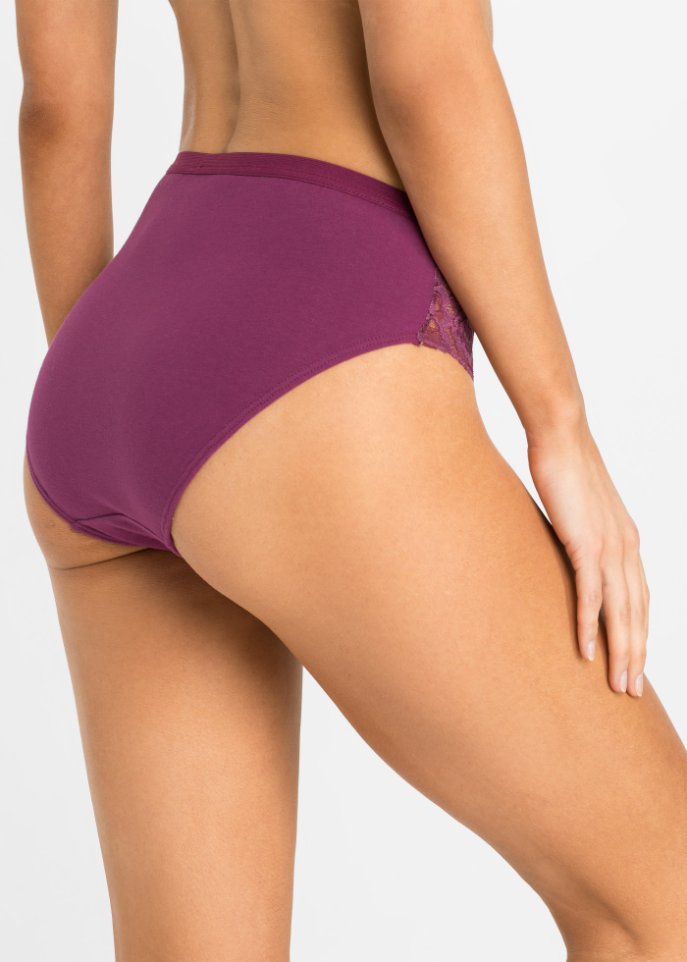Maxislip mit Spitze (4er Pack)