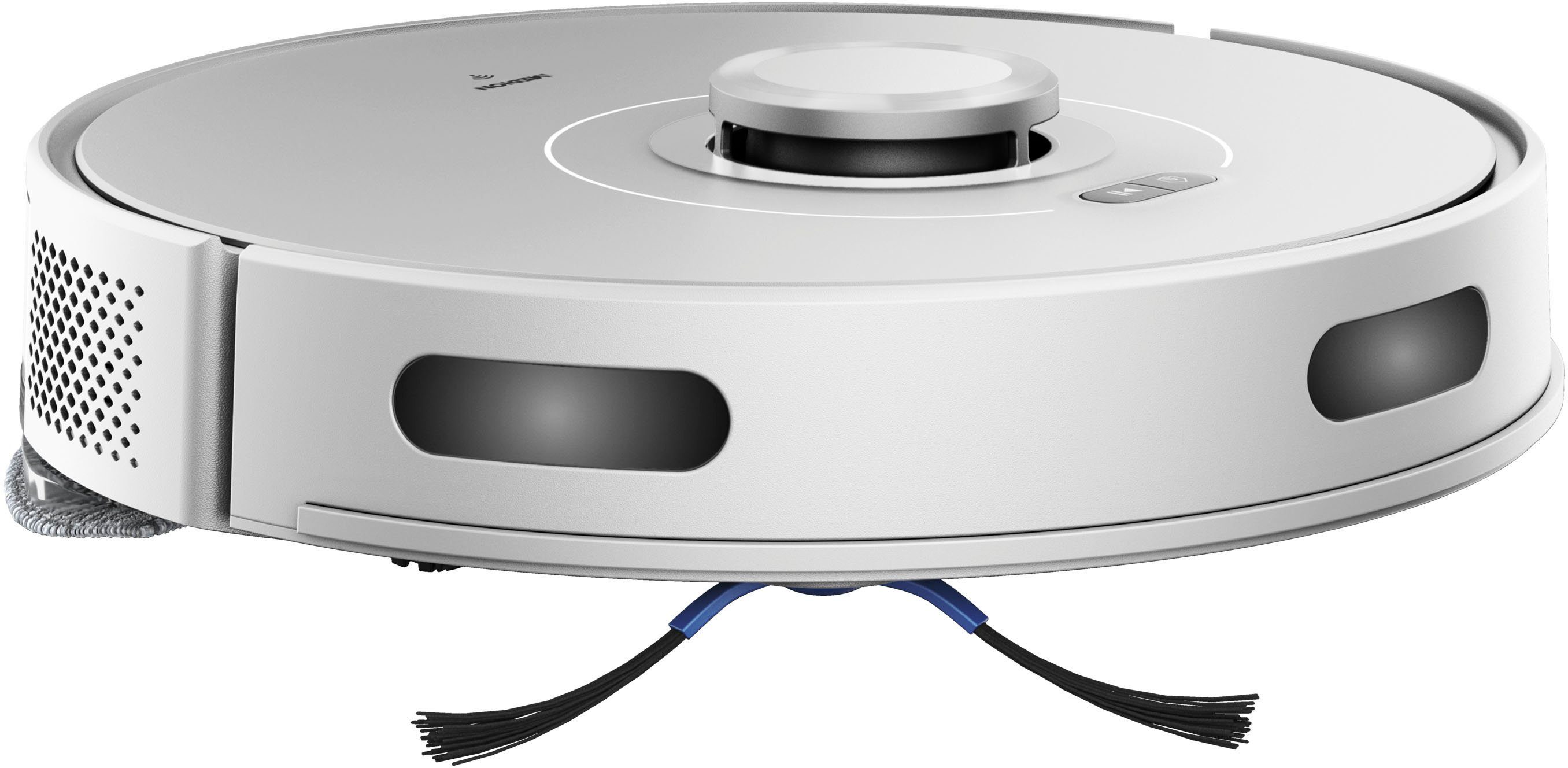 Medion® Saugroboter X10 SW, mit Lasernavigation und Wischfunktion, 20 W, 2.700Pa Saugkraft, 2in1 Roboterstaubsauger, präzise Kartenerstellung