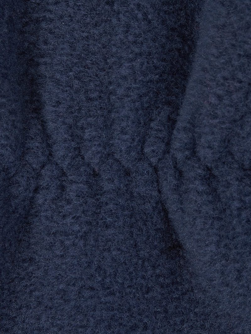 Handschuhe aus Teddyfell in hellblau