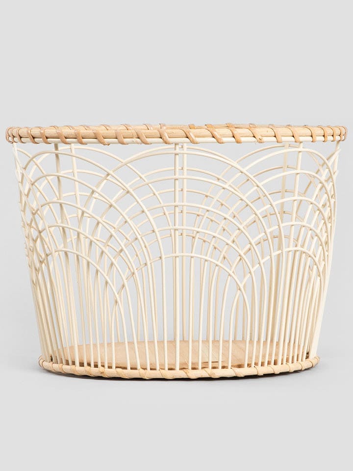 Homla Obstkorb ''Heron'' in Creme/ Hellbraun - (H)25 x Ø 18 cm günstig kaufen onesize