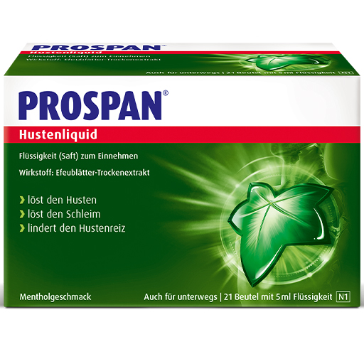 PROSPAN Hustenliquid im Portionsbeutel  21X5 ml  Flüssigkeit zum Einnehmen