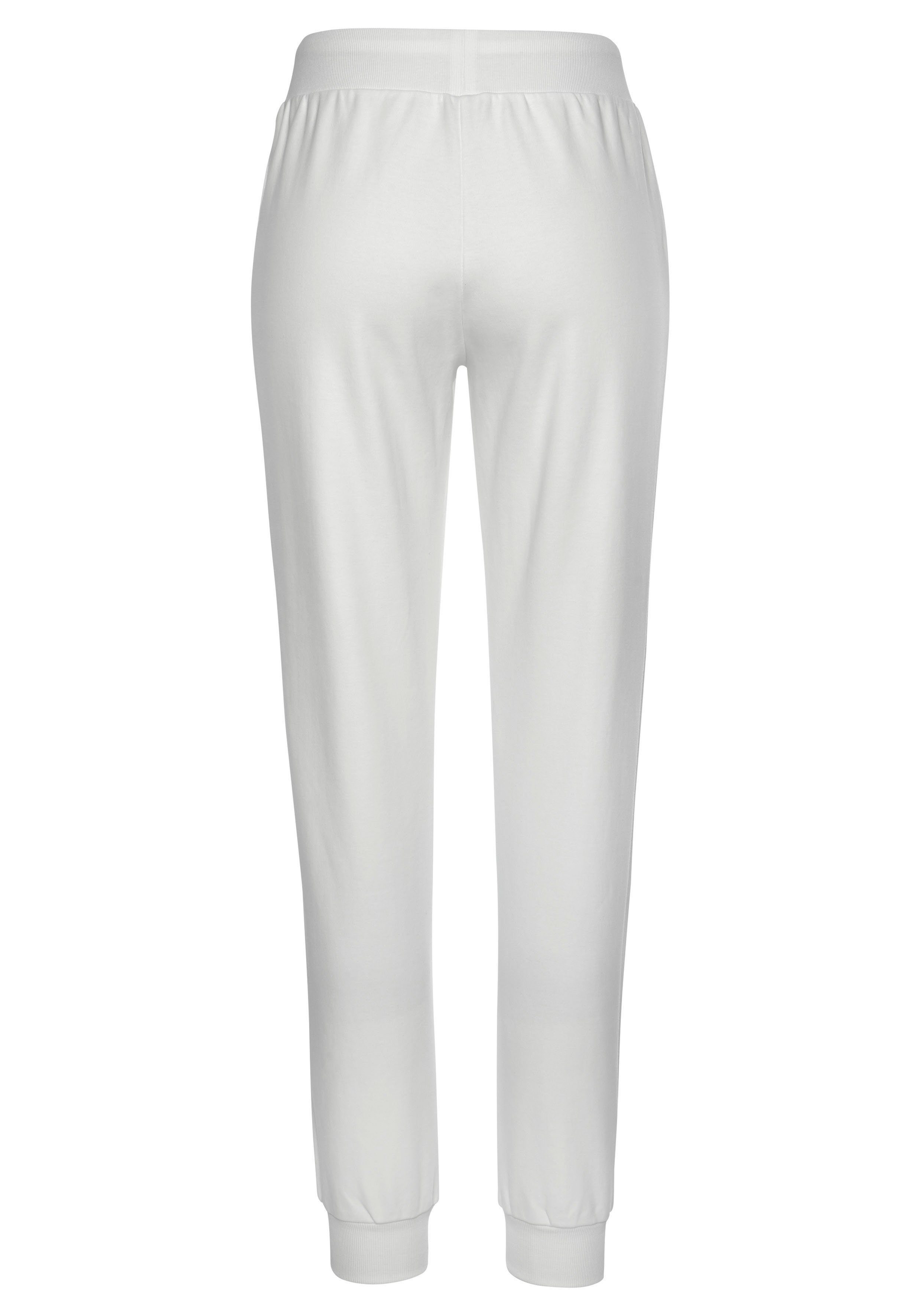 Bench. Loungewear Relaxhose mit glänzender Logostickerei, Loungeanzug