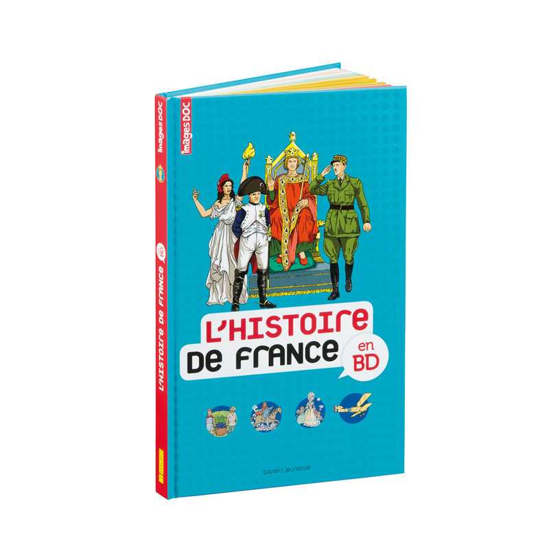Livre L'histoire de France en BD - Bayard Jeunesse