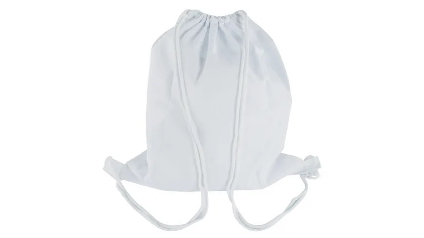 Rayher Turnbeutel mit Kordel weiss 38x42cm