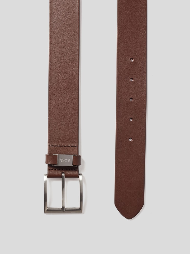 Gürtel in Leder-Optik in dunkelbraun