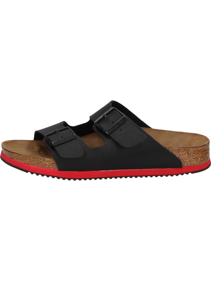 Birkenstock Sandalen Arizona SL schmale Weite in schwarz/rot günstig kaufen