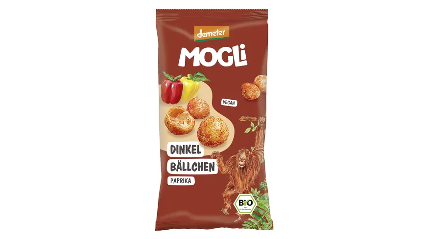 MOGLi Bio Dinkel Bällchen Paprika 40 g