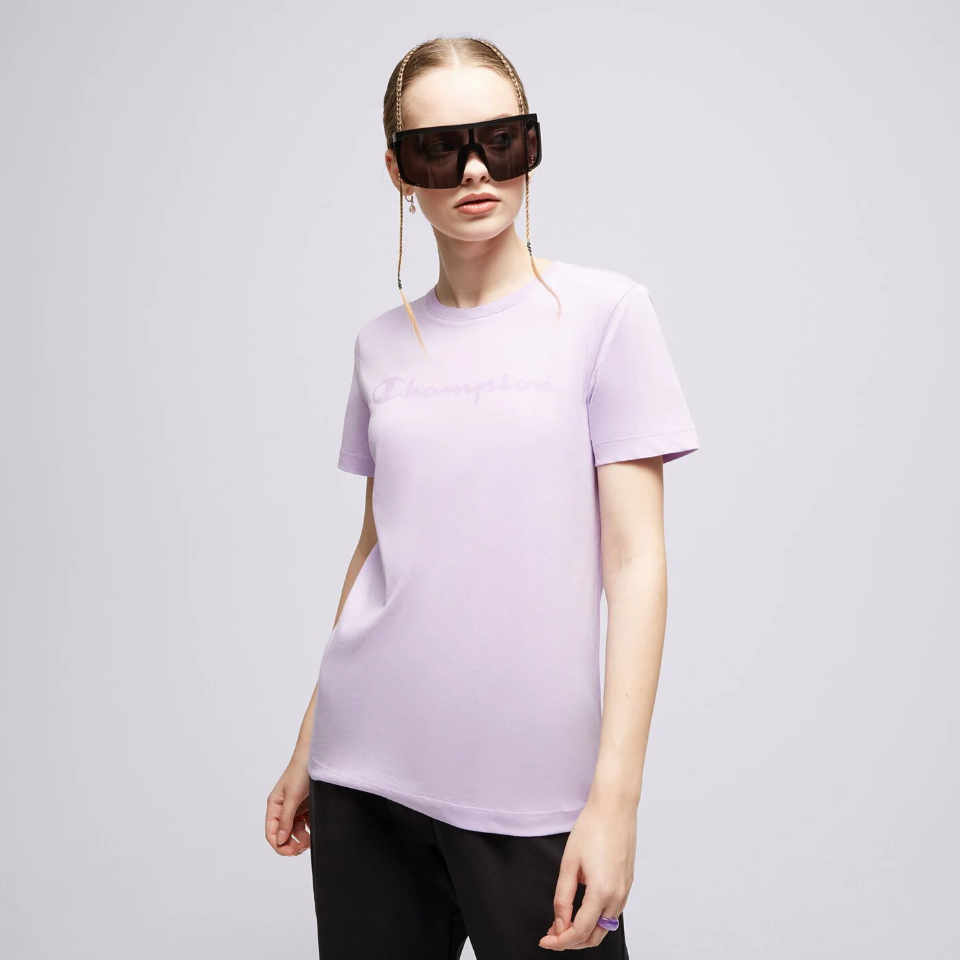 CHAMPION T-SHIRT CREWNECK T-SHIRT Violet