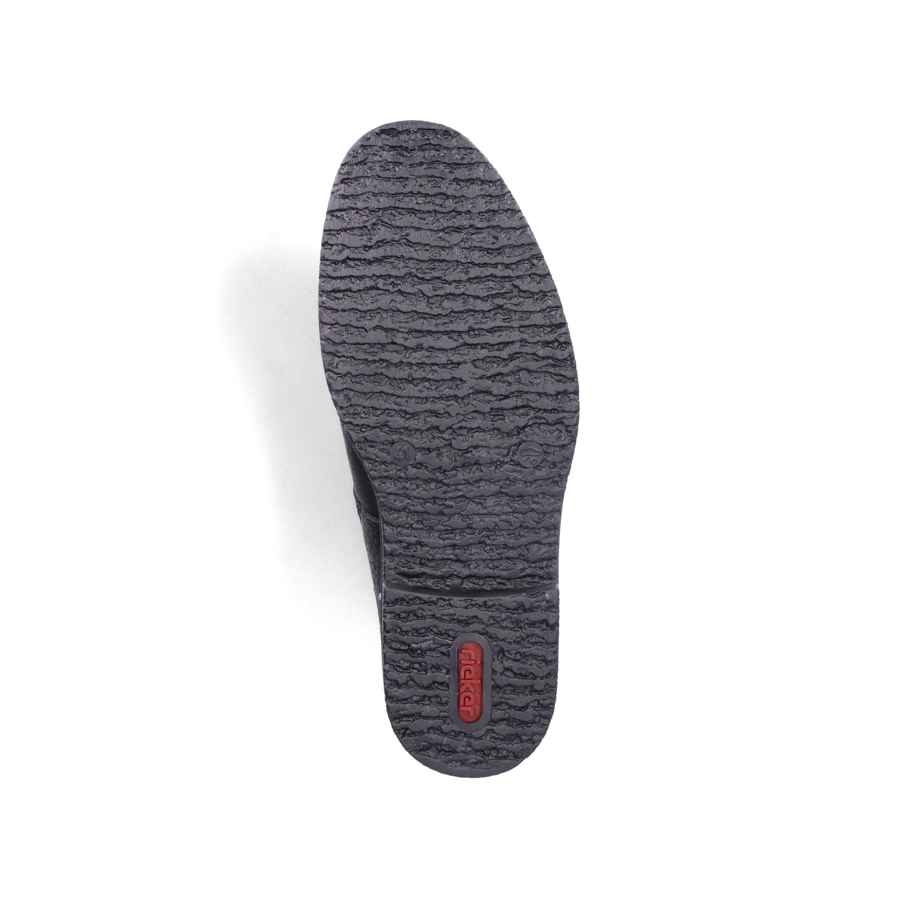 Rieker Herren Schnürstiefel graphitschwarz