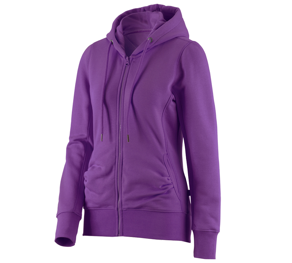 e.s. Hoody-Sweatjacke poly cotton, Damen