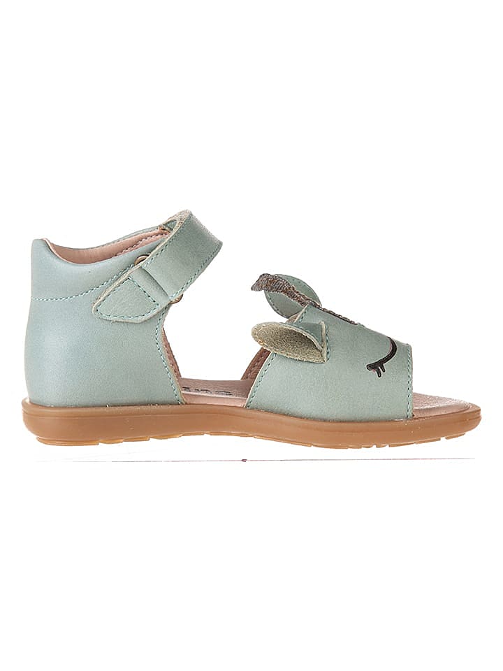 kmins Leder-Sandalen in Türkis günstig kaufen 28