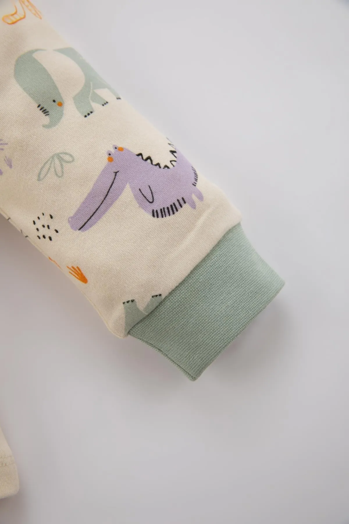 DeFacto  Langarm-Pyjama-Set mit Safari-Aufdruck für Babys