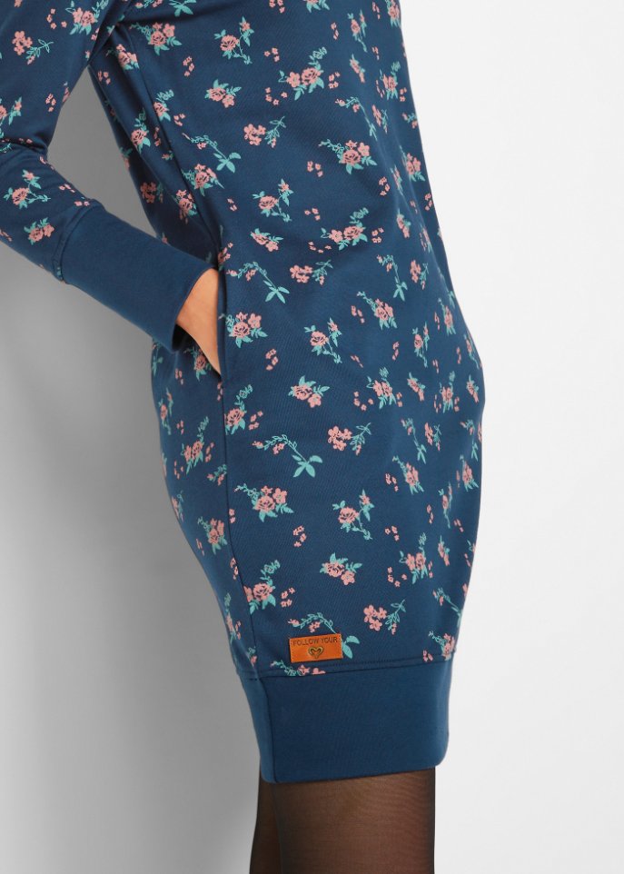 Sweatkleid, bedruckt