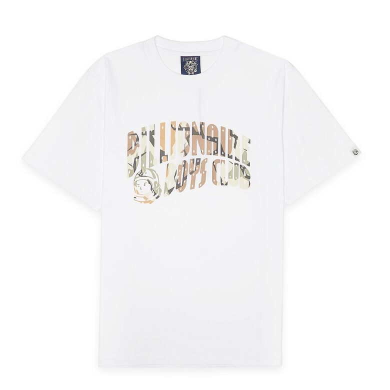 Billionaire Boys Club Camo Arch Logo T-Shirt white