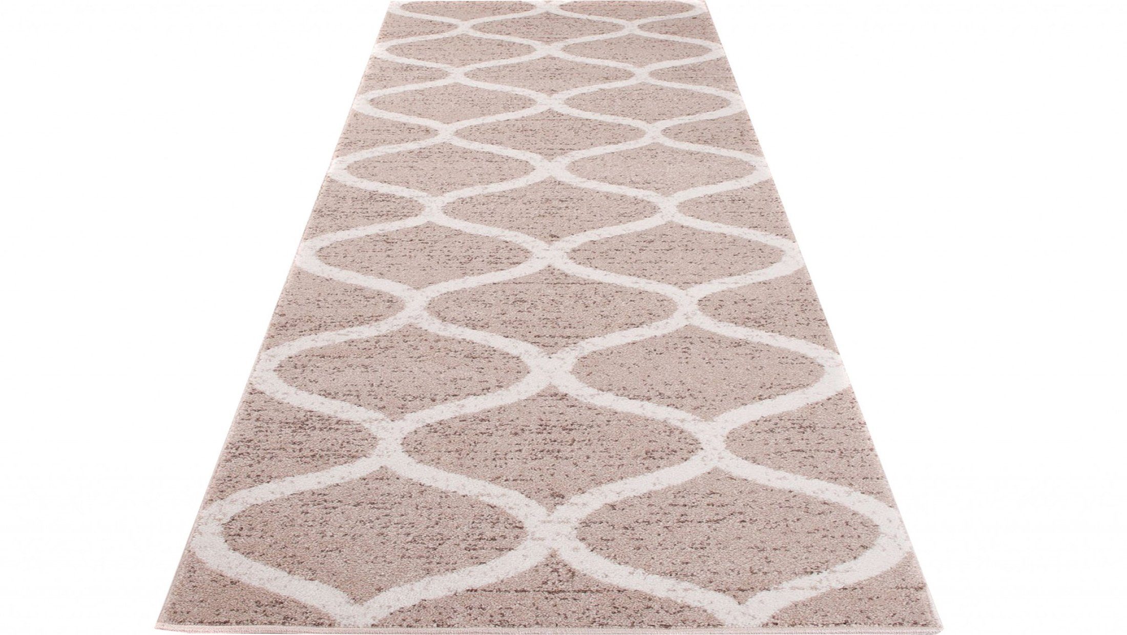 Läufer Läufer Flurläufer Modern für Vorzimmer, Küche - Beige Creme, Mazovia, 70 x 100 cm, Kurzflor, Meterware, Höhe 10 mm, Kurzflor - niedrige Florhöhe