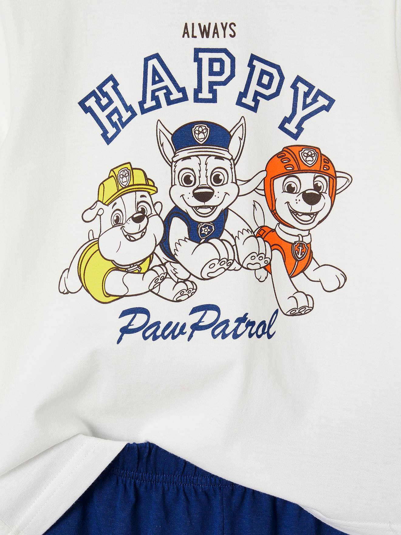 Paw Patrol Kurzer Kinder Schlafanzug PAW PATROL - königsblau