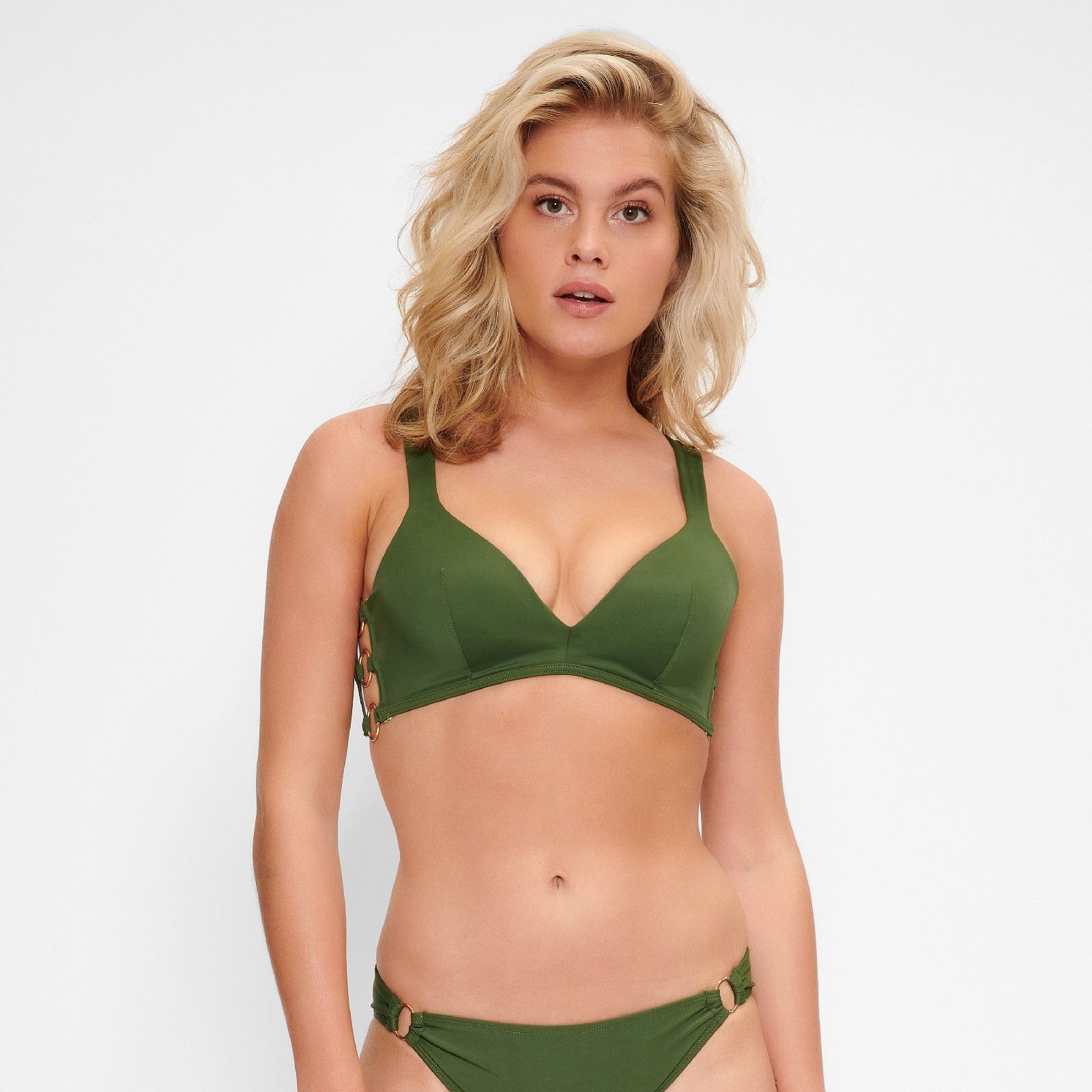 LingaDore 7111TB grünes Triangel-Bikini Oberteil