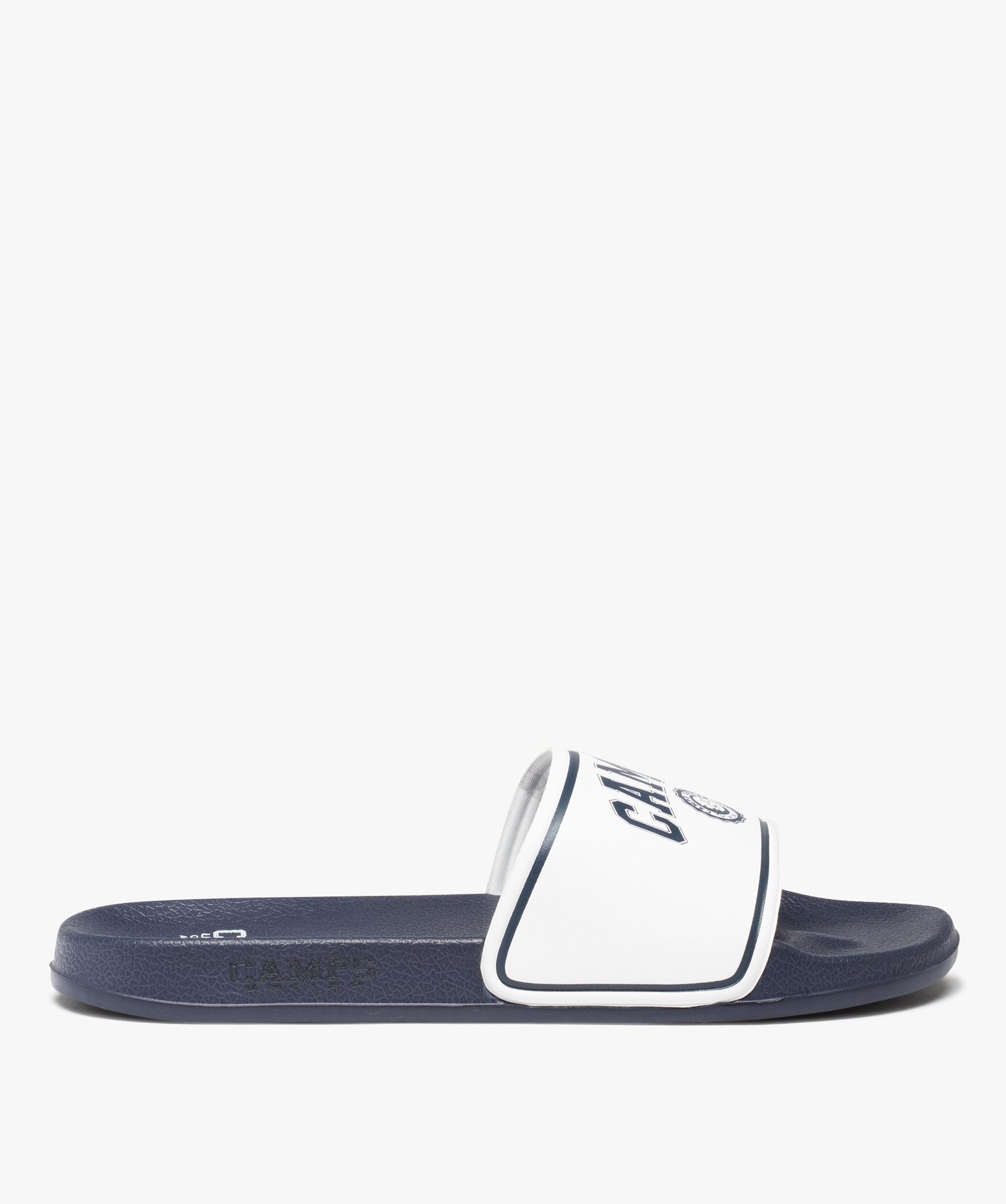 Mules de piscine homme bicolores – Camps United bleu | GEMO