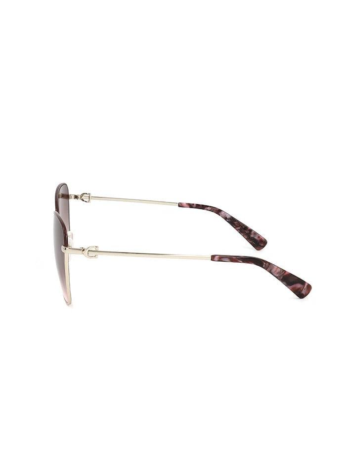 Longchamp Damen-Sonnenbrille in Gold/ Braun günstig kaufen 59