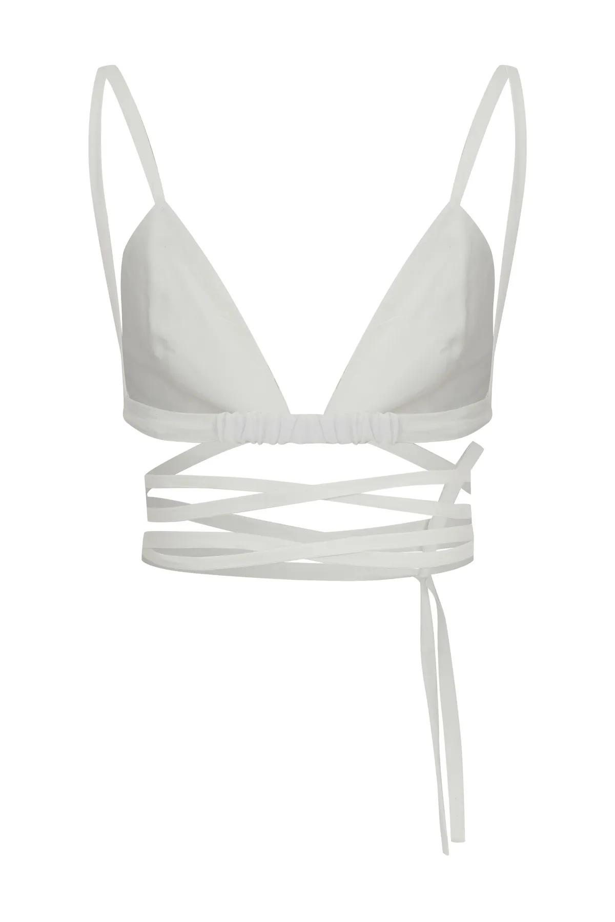 SAGAZA  Bustier - Weiß - Unifarben
