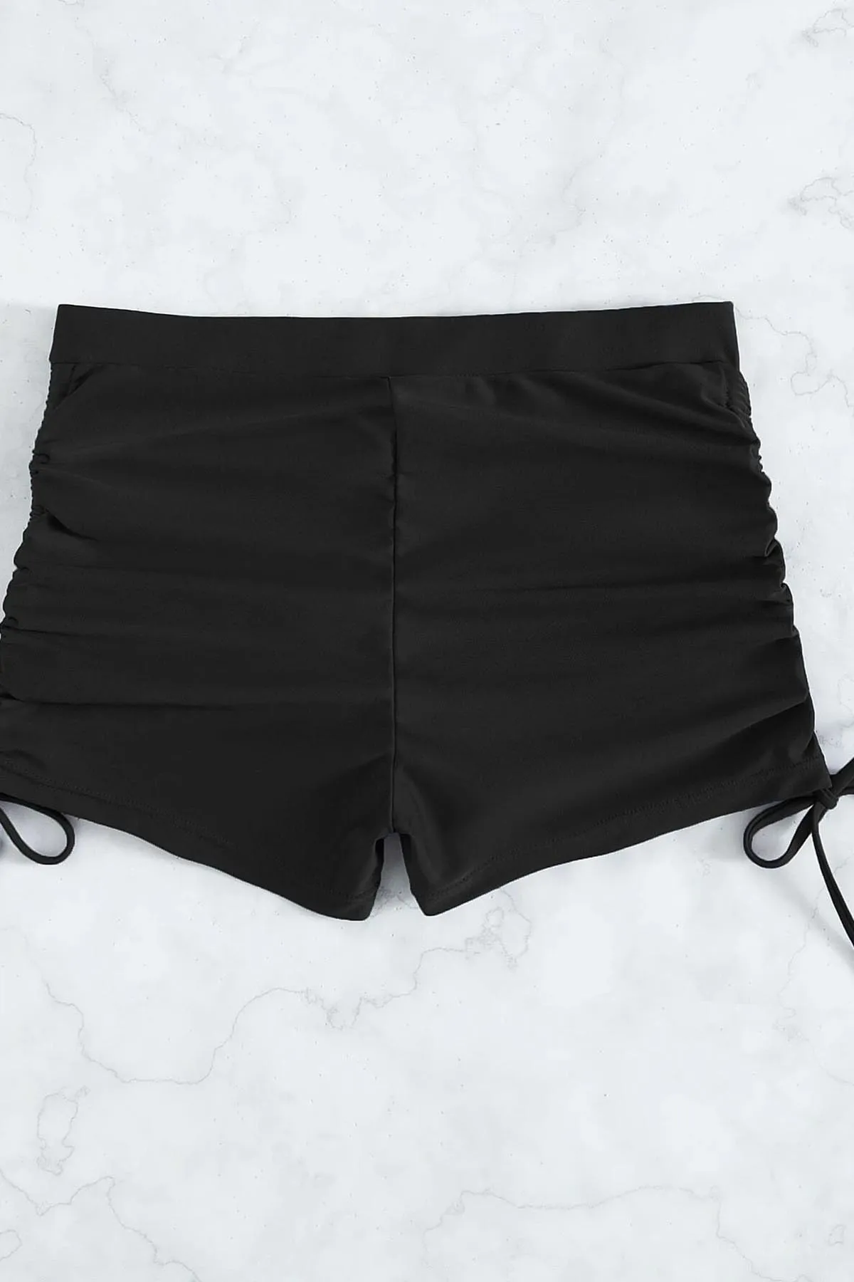 Angelsin  Seitlich verstellbare Badeshorts mit Kordelzug