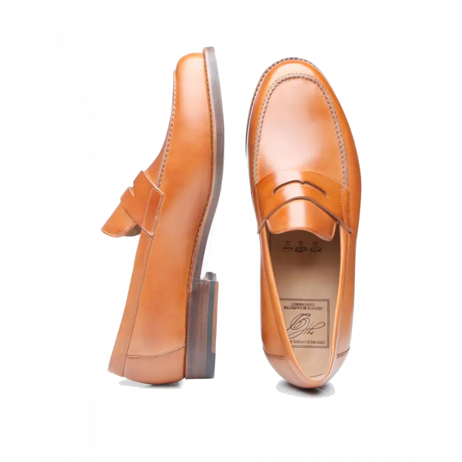 Heinrich Dinkelacker - Loafer WIEN PLAIN AC Kalbsleder - beige