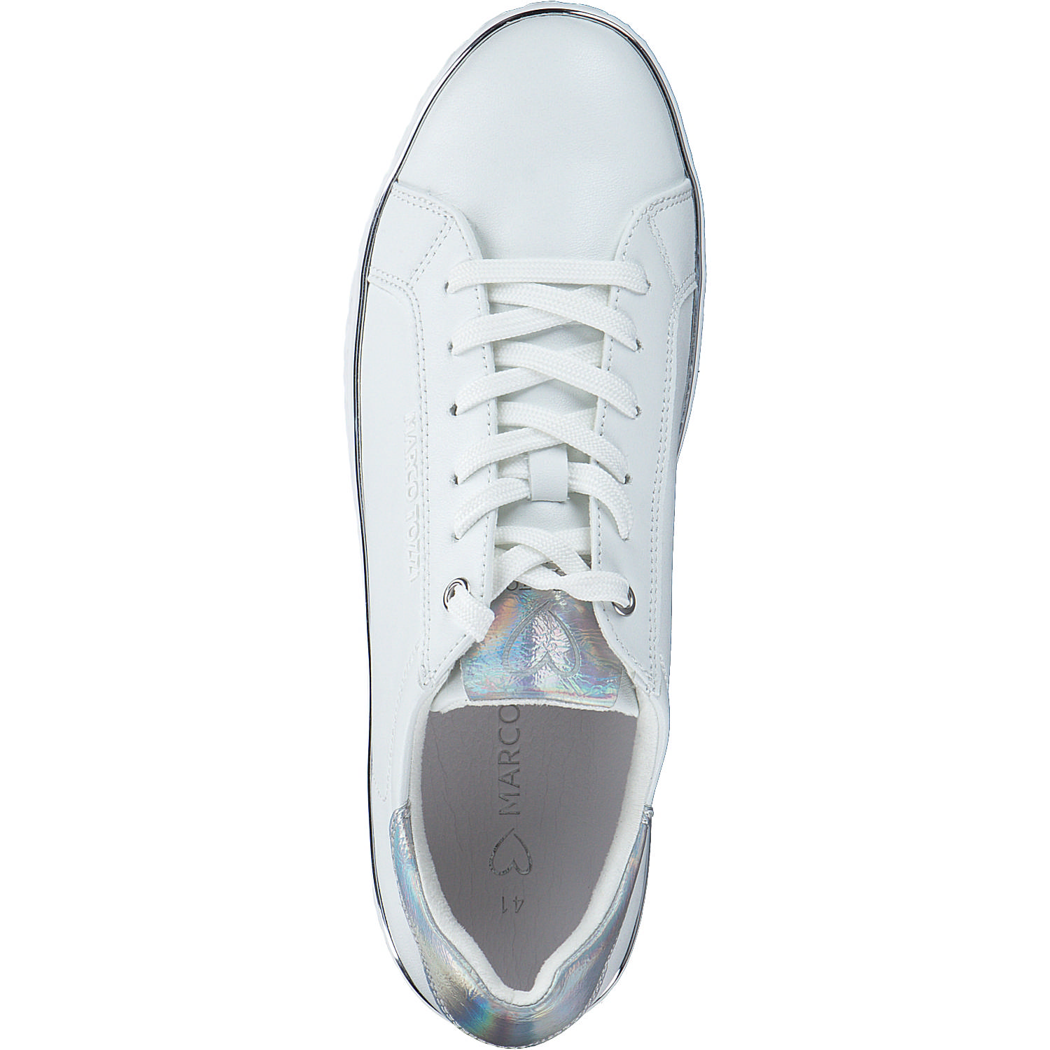 Marco Tozzi 23705, Schnürschuhe, Damen, Weiß