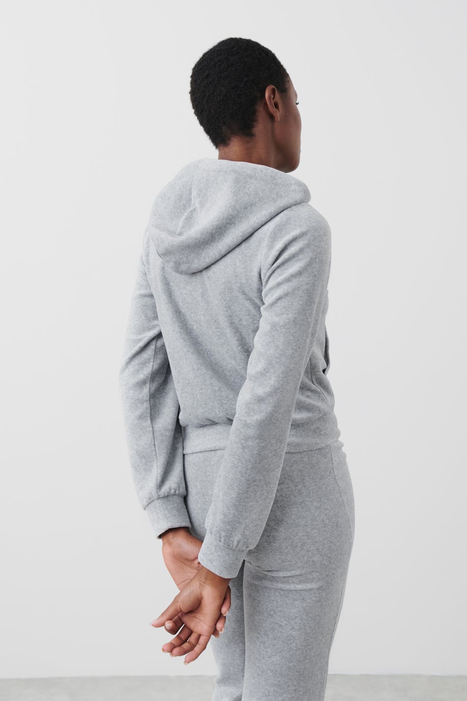 Velour hoodie