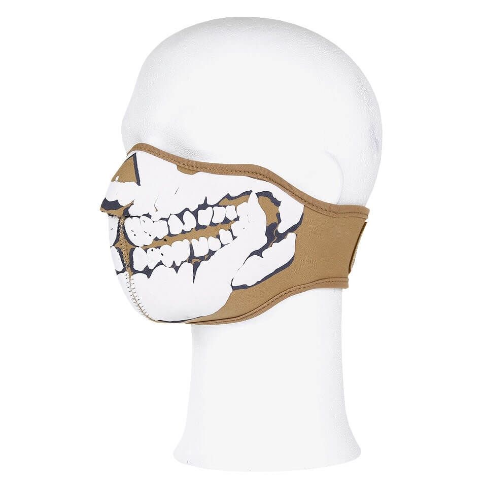 Neopren Gesichtsmaske Skull 3D
