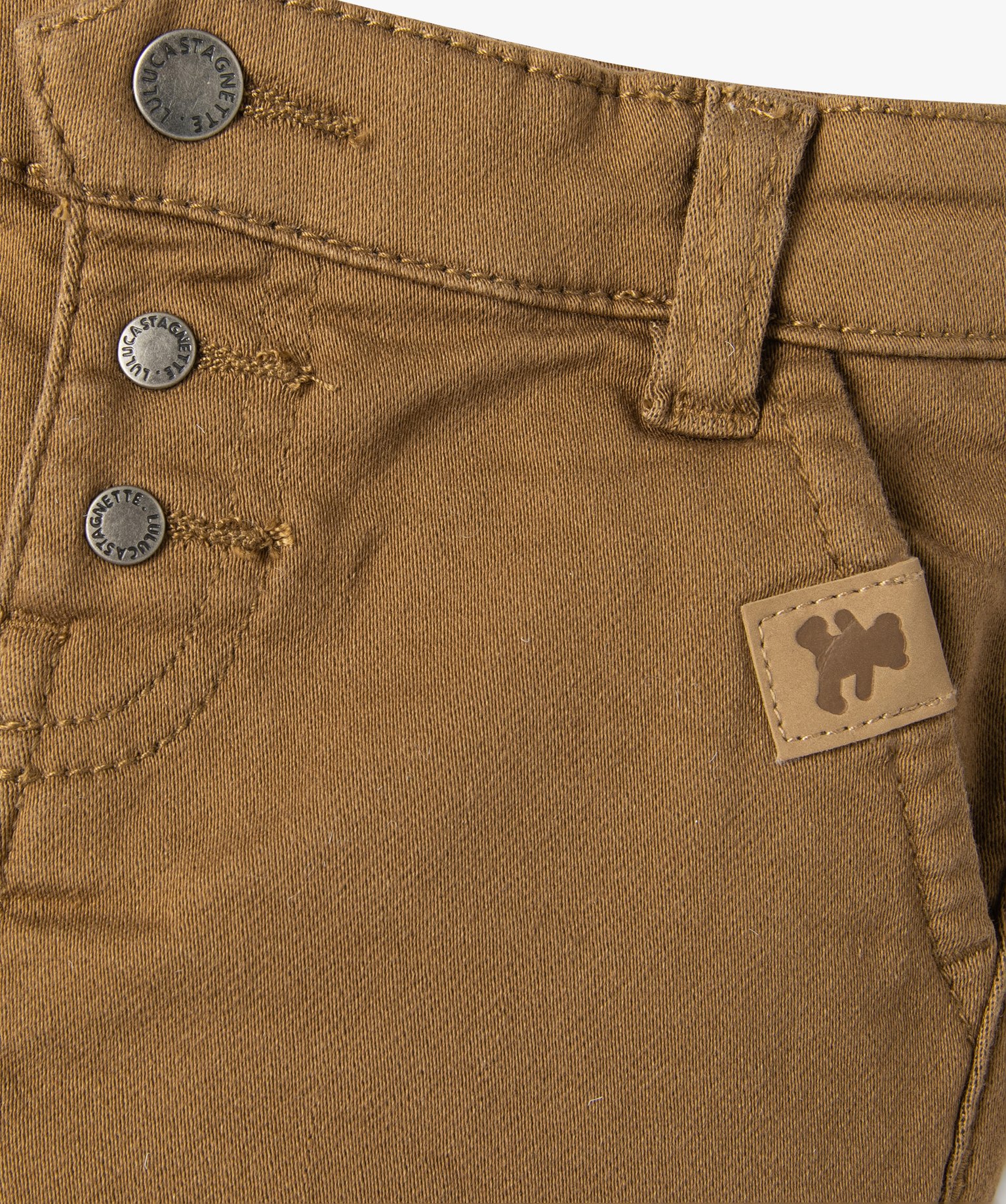 Pantalon bébé Garçon avec braguette fantaisie - LuluCasta... marron | GEMO