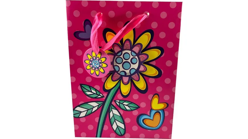 BOCK Geschenktüte mittel Butterfly 3D 18 x 23 x 8,5cm sortiert