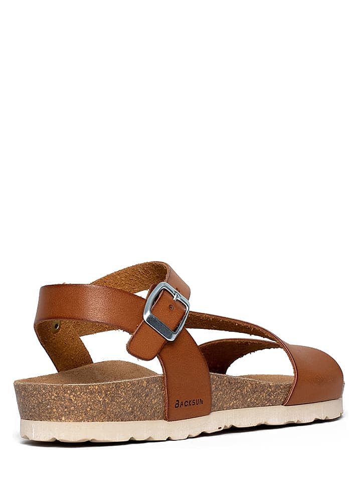 BACKSUN Sandalen in Hellbraun günstig kaufen 41
