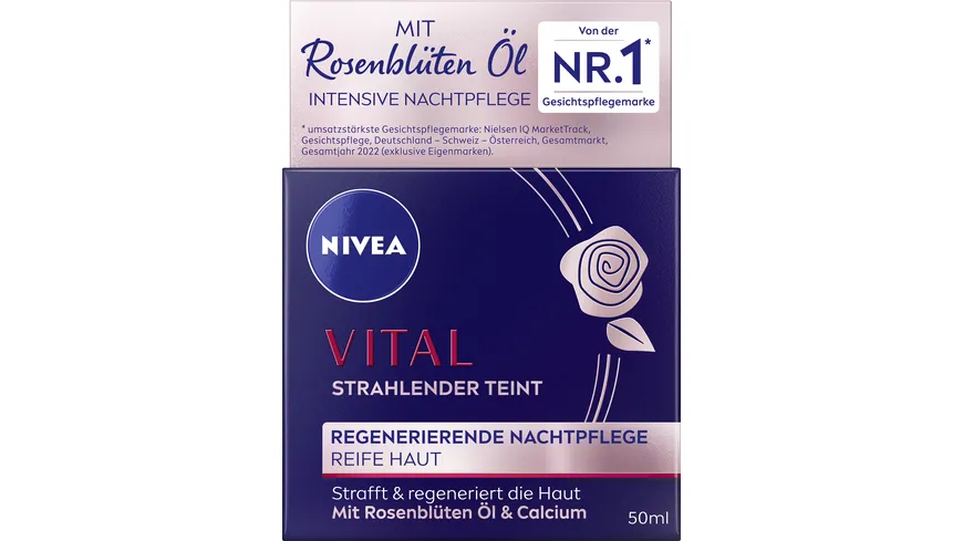 NIVEA VITAL strahlender Teint regenerierende Nachtpflege 50 ml