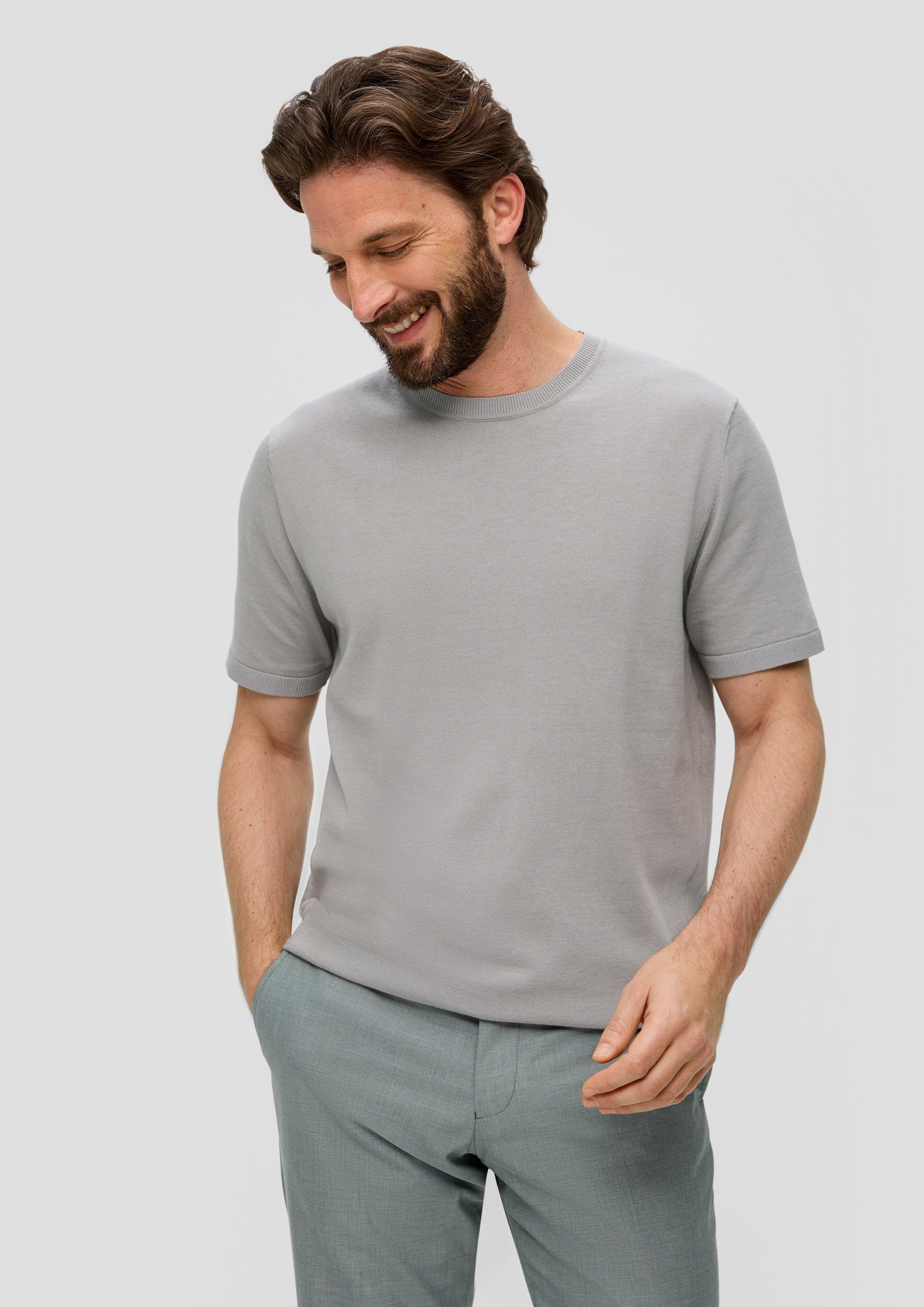 Strickpullover mit kurzen Ärmeln  2142962-9160