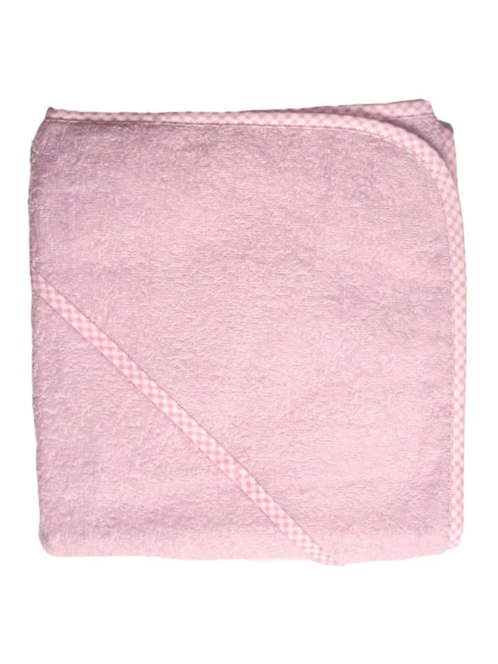 Wörner Kapuzenbadetuch 80 x 80 cm - Uni Rosa in rosa günstig kaufen onesize