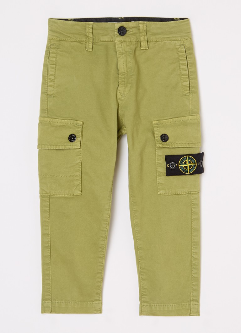 Pantaloni cargo Stone Island 30115 Slim Fit cu logo