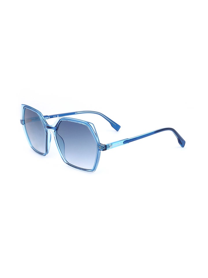 Karl Lagerfeld Damen-Sonnenbrille in Blau günstig kaufen 56